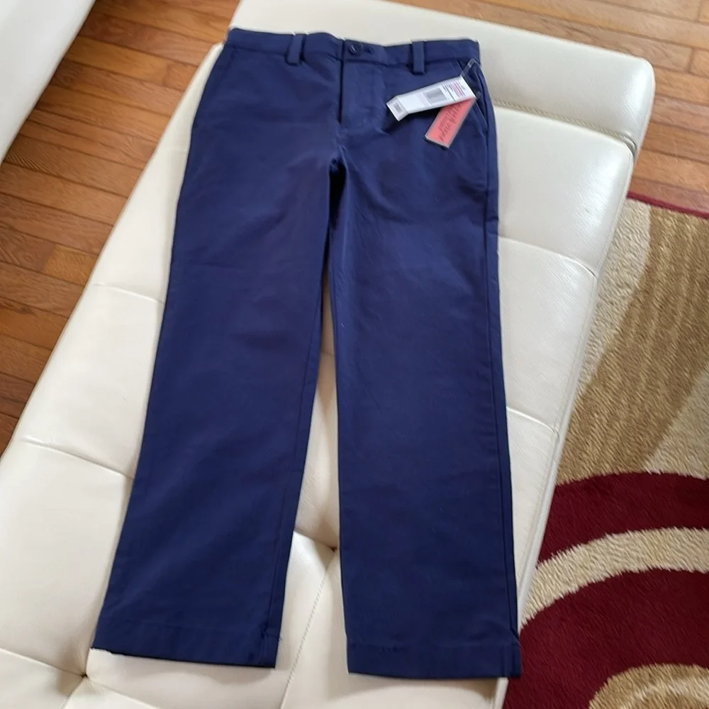 NWT Boys Vineyard Vines grey Performance Jersey & navy Breaker Pants size 6. - Picture 7 of 10
